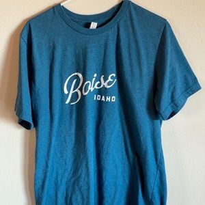 Boise Idaho Blue T-Shirt XXL Canvas Bella Canvas